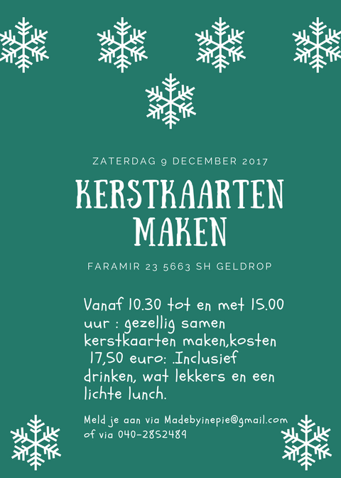 Zaterdag 9 december 2017