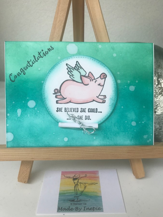 Stampin'Up! This little Piggy Graduation