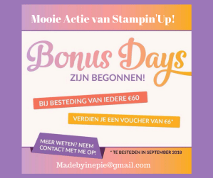 Mooie Actie van Stampin'Up1