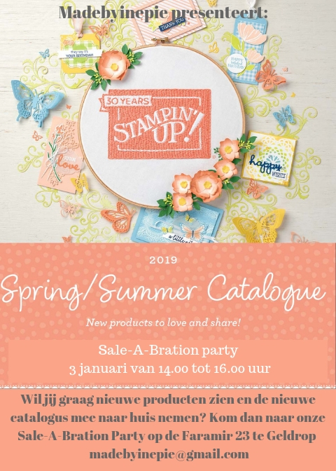 Sale-A-Bration party 3 januari van 14.00 tot 16.00 uur